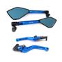 Imagem de Manete Esportivo Retrovisor Motocicleta Yamaha Nmax 160 Nmax160
