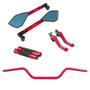 Imagem de Manete Manopla Retrovisor Guidão Chopper Riva Intruder Yes Gsr 125 150i