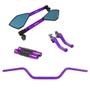 Imagem de Manete Manopla Retrovisor Guidão Chopper Riva Intruder Yes Gsr 125 150i