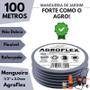 Imagem de Mangueira Agroflex 100Mts Com Carrinho Tramontina