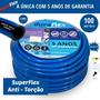 Imagem de Mangueira Anti-torção Siliconada Azul 100 m Duraflex