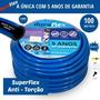 Imagem de Mangueira Anti-torção Siliconada Azul 100mts Duraflex