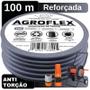 Imagem de Mangueira De Casa Agroflex 100Mts Com Carrinho Tramontina