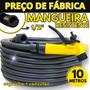 Imagem de Mangueira de Jardim 10 Metros Grossa 1/2'' Resistente Reforçada Flexivel Forte com Esguicho e Conector Pronta para Usar