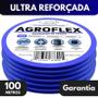 Imagem de Mangueira De Jardim Agroflex 100 Metro + Conjunto Tramontina