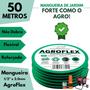 Imagem de Mangueira de Jardim AgroFlex 50 Metro c/ Carrinho Enrolador