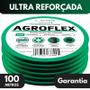 Imagem de Mangueira Doméstica Agroflex 100Metros + Conjunto Tramontina