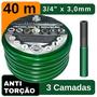 Imagem de Mangueira Doméstica Tripla Camada 3/4" x 3,00 mm 40 Mt - GrafenoFlex