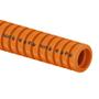 Imagem de Mangueira eletroduto corrugado reforçado pvc flexível  bitola 25mm ou 3/4 tigre 50m laranja