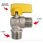 Mangueira Gas Encanado Completo Flexivel Adptador Veda rosca e Valvula Angular 0,80m - Quality Gas Imagem de Mangueira Gas Encanado Completo Flexivel Adptador Veda rosca e Valvula Angular 0,80m