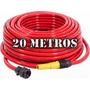 Imagem de Mangueira Jardim 20m Reforçada Anti-Dobra Resistente c/ Conector e Esguicho Completa Nove54