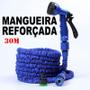 Imagem de Mangueira Mágica 30m Retrátil com 7 Tipos de Jato Flexivel Irrigação Lavar Quintal Jardim Carro Moto Piscina