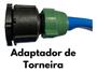 Imagem de Mangueira para Jardim Fácil de Enrolar Durável Flat Antitorção 20metros + Suporte
