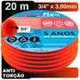 Imagem de Mangueira Ultra Resistente 20 Mts 3/4" x 3mm Laranja