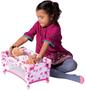 Imagem de Manhattan Toy Baby Stella Take Along Baby Doll Crib Accessory Set para bonecas macias de 12" e 15"