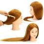 Imagem de Mannequin Head Wokex Real Human Long Hairdressing Cut