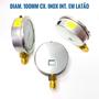 Imagem de Manômetro 100mm 0-28 Kgf/cm2x 400 Psi Vertical Com Glicerina