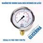 Imagem de Manômetro 100mm 0-7 Kgf/cm2x 100 Psi Vertical Com Glicerina