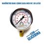 Imagem de Manômetro Diam.63mm (2.1/2”) 0-30 Kgf/cm2 x 450 Psi - Vertical Caixa Inox Int. Latão  Com Glicerina