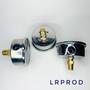 Imagem de Manômetro horizontal -diam.63mm (2. 1/2” ) com escala de 0-28 KGF/CM2 x 400 PSI - Com Flange