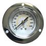 Imagem de Manômetro Painel 40mm Rosca 1/8 Com Flange 16 Bar 0-240 Psi