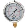Imagem de Manometro Vertical Genebre DN63 BSP 1/4 Polegadas Aco Inox com Glicerina
