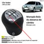 Imagem de Manopla Bola Alavanca de Câmbio Clio Sedan 1999-2003 Cromada