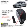 Imagem de Manopla Bola Alavanca de Câmbio Peugeot 307 2001-2012 Cinza