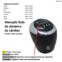 Imagem de Manopla Bola Câmbio Onix Joy Prisma Cobalt Cromada 6 marchas