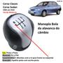 Imagem de Manopla Bola de Cambio Moderna Corsa Classic 2004-2010 Prata