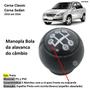 Imagem de Manopla Bola de Cambio Redonda Corsa Classic 2010-2016 Preta