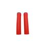 Imagem de Manopla MTB Silicone WS-088 Macia 130mm Vermelho c/ Plugs