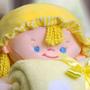 Imagem de Manta Baby com Boneca de Pelúcia Bouton Microfibra Nany Amarelo