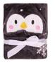 Imagem de Manta Baby Com Capuz Pinguim Jolitex 75 Cm X 1,00 M
