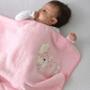 Imagem de MANTA BABY JOY MICROFIBRA URSA NUVEM ROSA 0,85CM x 1,00CM