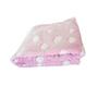 Imagem de Manta Bebê Confort Microfibra Soft Antialérgico Nuvem Rosa