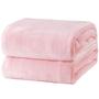 Imagem de Manta Bedsure Fleece King Size, lã de flanela rosa