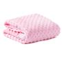 Imagem de Manta Coberta De Bebe Microfibra Solft Sherpa Dupla Face Rosa
