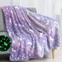 Imagem de Manta Cobertor de Bebe Estampada Cobertinha Brilha Escuro