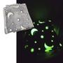 Imagem de Manta Cobertor Infantil Brilha no Escuro Mantinha Fluorescente Microfibra Extra Macio Lua Estrelas Divertida