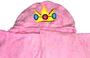 Imagem de Manta Cobertor Infantil Rosa Com Capuz Princesa Peach - Personagem Do Desenho Super Mario Bros - Nintendo