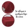 Imagem de Manta Cobertor Microfibra Soft Veludo Lisa Vermelho 1,80x2,00 mts