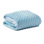 Imagem de Manta Cobertor para Bebê Pipoquinha Sherpa Microfibra Soft Azul