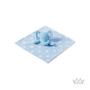 Imagem de Manta Cobertor Premium Soft Bebê Infantil 36 x 36 cm Com Bichinho Elefantinho Azul Baby Inverno Recem Nascido