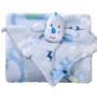 Imagem de Manta com Naninha Flannel para Bebê com Chocalho 75x100