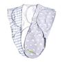 Imagem de Manta de swaddle bebê ajustável por 0-3 meses - Bebê Envoltório infantil Conjunto 3 Pack Grey Cloud, Stripe, Stars - Newborn Swaddle, Baby Swaddle Cobertores para Baby Boy, Baby Boy Swaddle