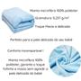 Imagem de Manta Infantil Bebe Menino Azul Soft Microfibra Toque Macio Antialergico Cobertor Creche Cueiro Passeio