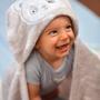Imagem de Manta Infantil com capuz bordado e forrado bichinhos