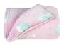 Imagem de Manta Infantil Fleece Dupla Face Solteiro Kids Glow Rosa