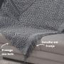 Imagem de Manta para Proteção de Sofá Jacquard Chevron Decorativa